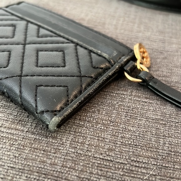 Tory Burch Fleming Leather Slim card wallet - Picture 4 of 6